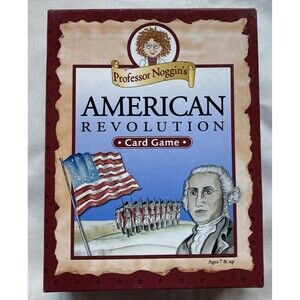 Professor Noggin's Educational Card Game American Revolution Very Good